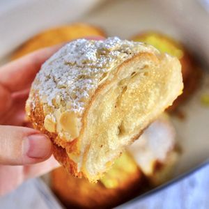 Almond filling at Zonts Bakehouse in Northbridge