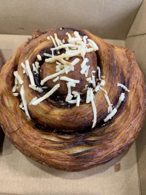 Vegemite scroll. Not good. Way too much Vegemite    at Zonts Bakehouse in Northbridge