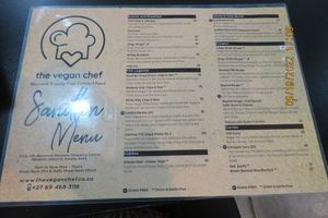  at The Vegan Chef - Sandton in Johannesburg