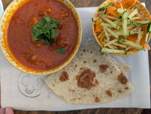 Fish curry at The Vegan Chef in Umhlanga