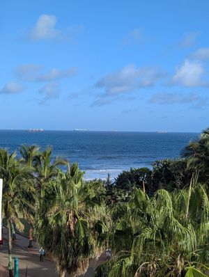 The view at The Vegan Chef in Umhlanga