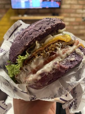   at Flower Burger in Brighton