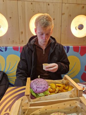  at Flower Burger in Brighton