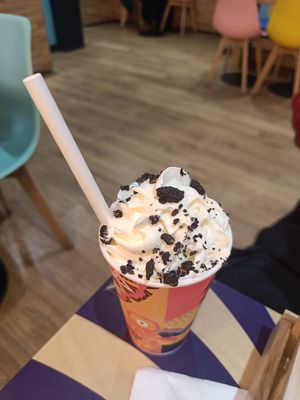 Oreo milkshake at Flower Burger in Brighton