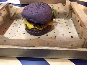   at Flower Burger in Brighton