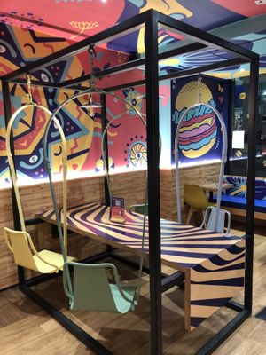   at Flower Burger in Brighton