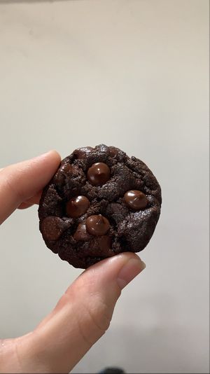 Small sized double choc chip #Veganuary at The Cookie Jar in Chiang Mai