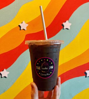 Chocolate almond milk  at The Cookie Jar in Chiang Mai