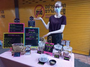 The stall at The Cookie Jar in Chiang Mai