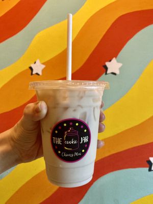 Coconut Oolong iced tea  at The Cookie Jar in Chiang Mai