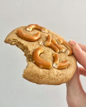 Caramel Pretzel cookie  at The Cookie Jar in Chiang Mai