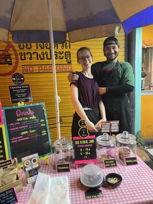 Small family-run business 🥰  at The Cookie Jar in Chiang Mai