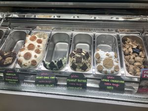 The day’s gelato   at The Cookie Jar in Chiang Mai