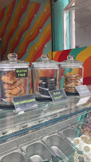 Cookie flavours rotated daily!  at The Cookie Jar in Chiang Mai