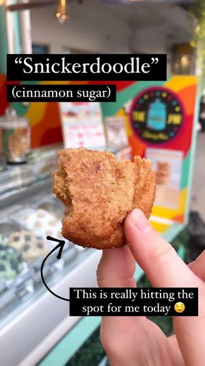 Snickerdoodle cookie, soft in the middle!  at The Cookie Jar in Chiang Mai