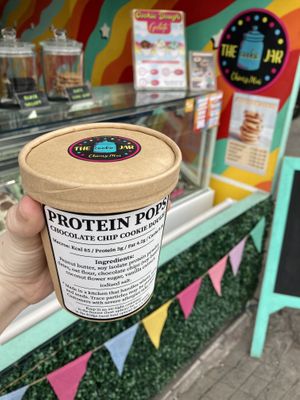 Protein balls, like chocolate chip cookie dough!  at The Cookie Jar in Chiang Mai