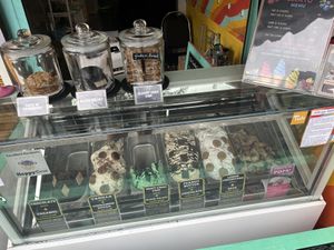 Ice cream selection  at The Cookie Jar in Chiang Mai