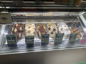 Gelato selection   at The Cookie Jar in Chiang Mai