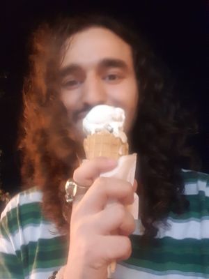 Lemon cheesecake ice cream and salted caramel cookie ice cream - 8/10 at The Cookie Jar in Chiang Mai