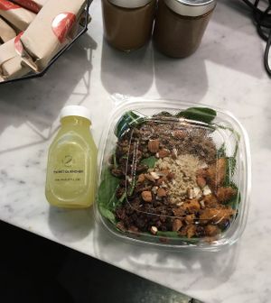   at Base V Juicery in Milan