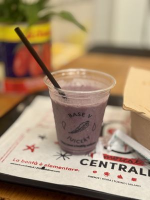 my juice  at Base V Juicery in Milan