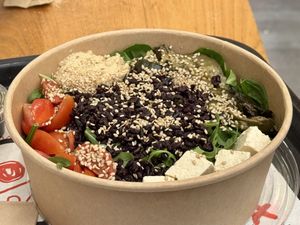 insalata venere  at Base V Juicery in Milan