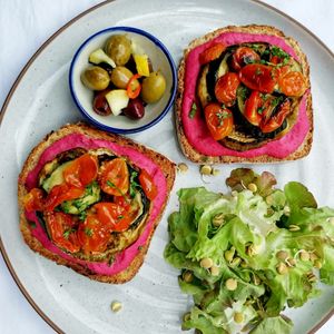 Antipasti Tartine  at Yoga House in Koh Phangan