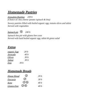 Menu 4 at Yoga House in Koh Phangan