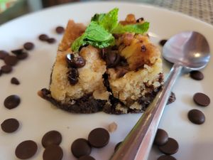 Mini brownie #Veganuary at Yoga House in Koh Phangan