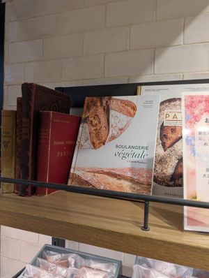 book from other vegan bakery chain (Land&Monkeys) at Maison Landemaine in Tokyo