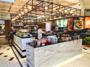 Cashier counter at Am I Addicted in Central Singapore