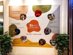 It's actually a vegetarian Cafe as they serve egg and dairy at Am I Addicted in Central Singapore