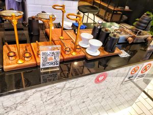 For coffee at Am I Addicted in Central Singapore