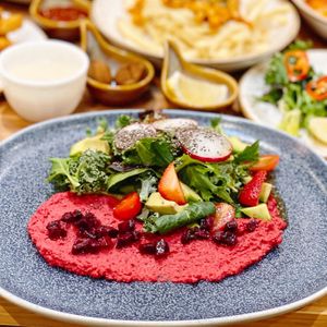 Garbanzo Beetroot Salad  at Am I Addicted in Central Singapore
