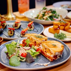 Grilled Cheese Kimchi Sandwich   at Am I Addicted in Central Singapore