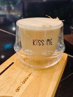 Ginseng oatmylk tea  at Am I Addicted in Central Singapore