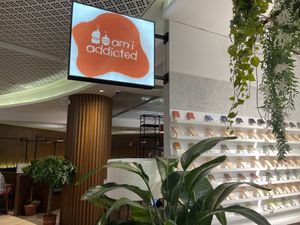 Signboard  at Am I Addicted in Central Singapore