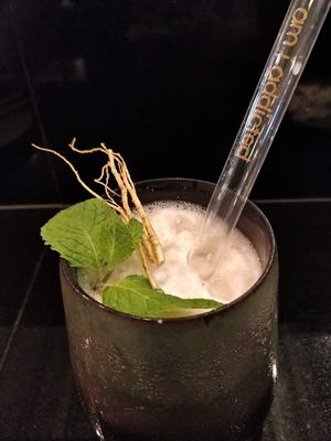 Ginseng Milk Tea - Yes i Am addicted to this. 
STRONGLY recommend! at Am I Addicted in Central Singapore