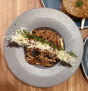 Main: Doenjang Truffle Risotto at Am I Addicted in Central Singapore