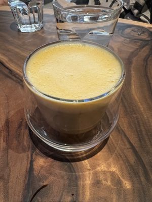 Pumpkin latte  at Am I Addicted in Central Singapore