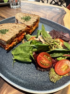 Kimchi grilled sandwich   at Am I Addicted in Central Singapore