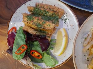 Tofu sticks with no taste. Inside is not soft as this is made with firm tofu at Am I Addicted in Central Singapore