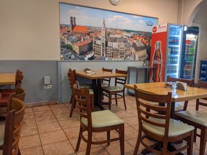 Seating at Kebap & More in Munich