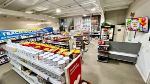  at Corner Market/Bookstore in Calhoun