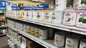 Large selection of long-term storage items at Corner Market/Bookstore in Calhoun