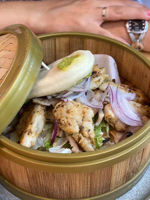 Pan bao de Heura  at TOFU Girona in Girona