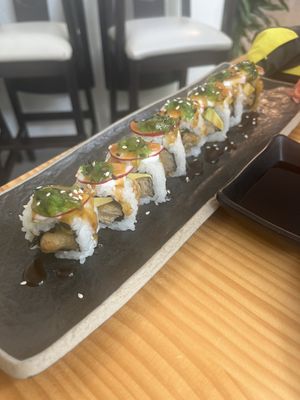 “No chicken” sushi   at TOFU Girona in Girona