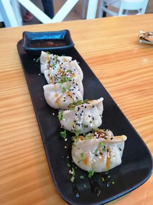 Gyozas at TOFU Girona in Girona
