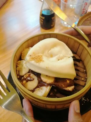 Vegan Nutella bao at TOFU Girona in Girona