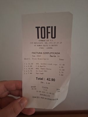  at TOFU Girona in Girona